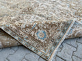 Extra Large Hand Knotted Wool Rug: Vintage Turkish Carpet (9.35x12.70 ft)