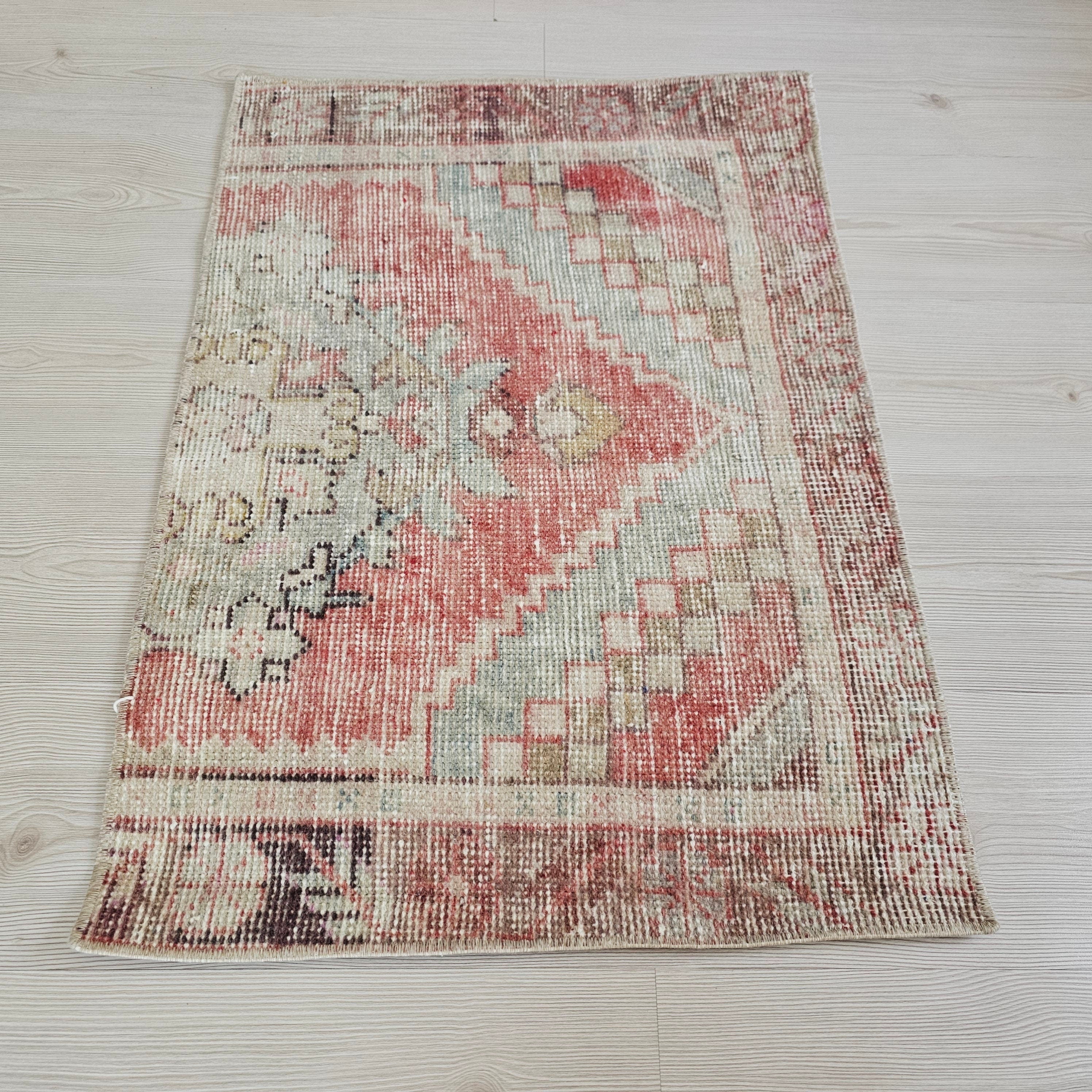 24x34 inches Vintage Turkish Oushak Doormat