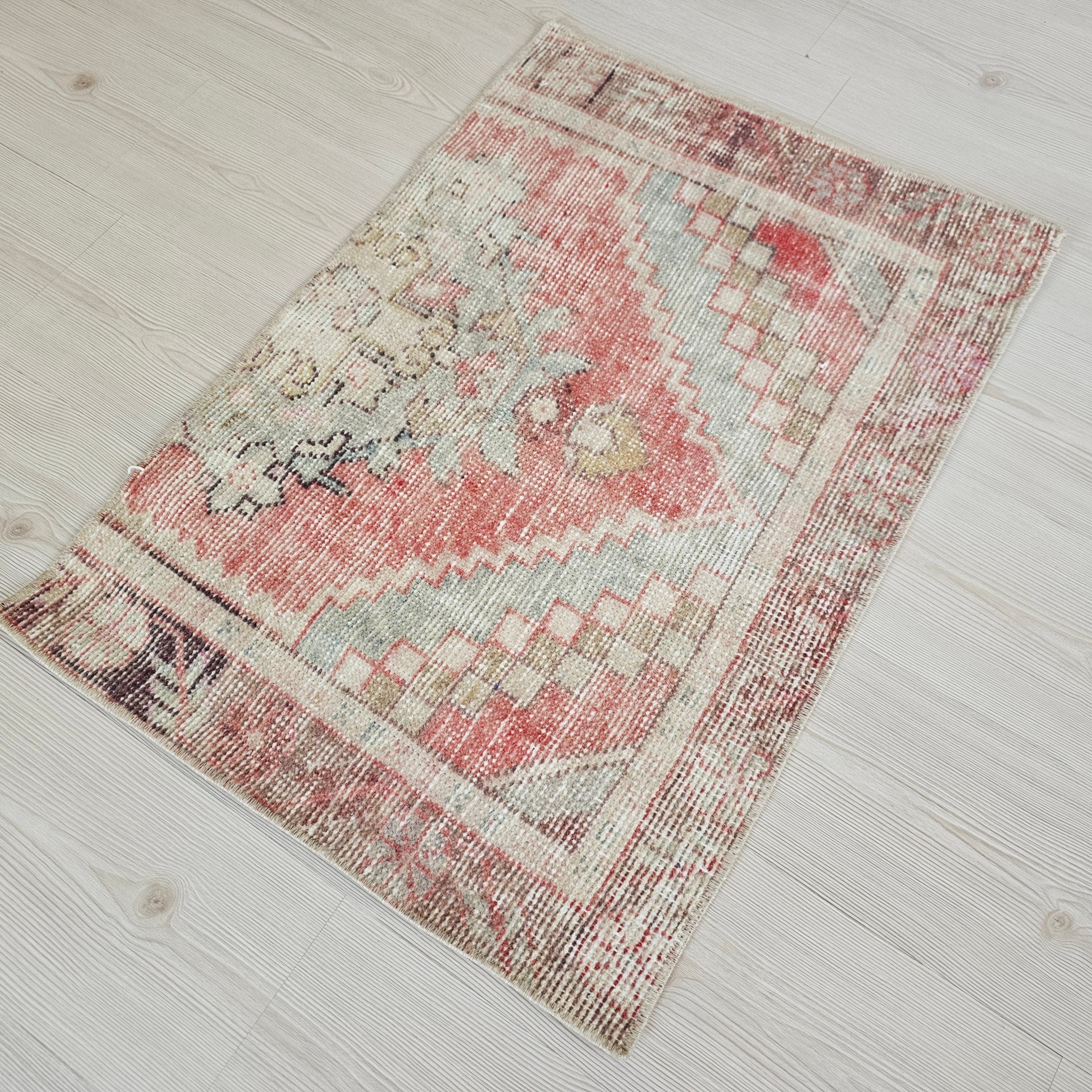 24x34 inches Vintage Turkish Oushak Doormat