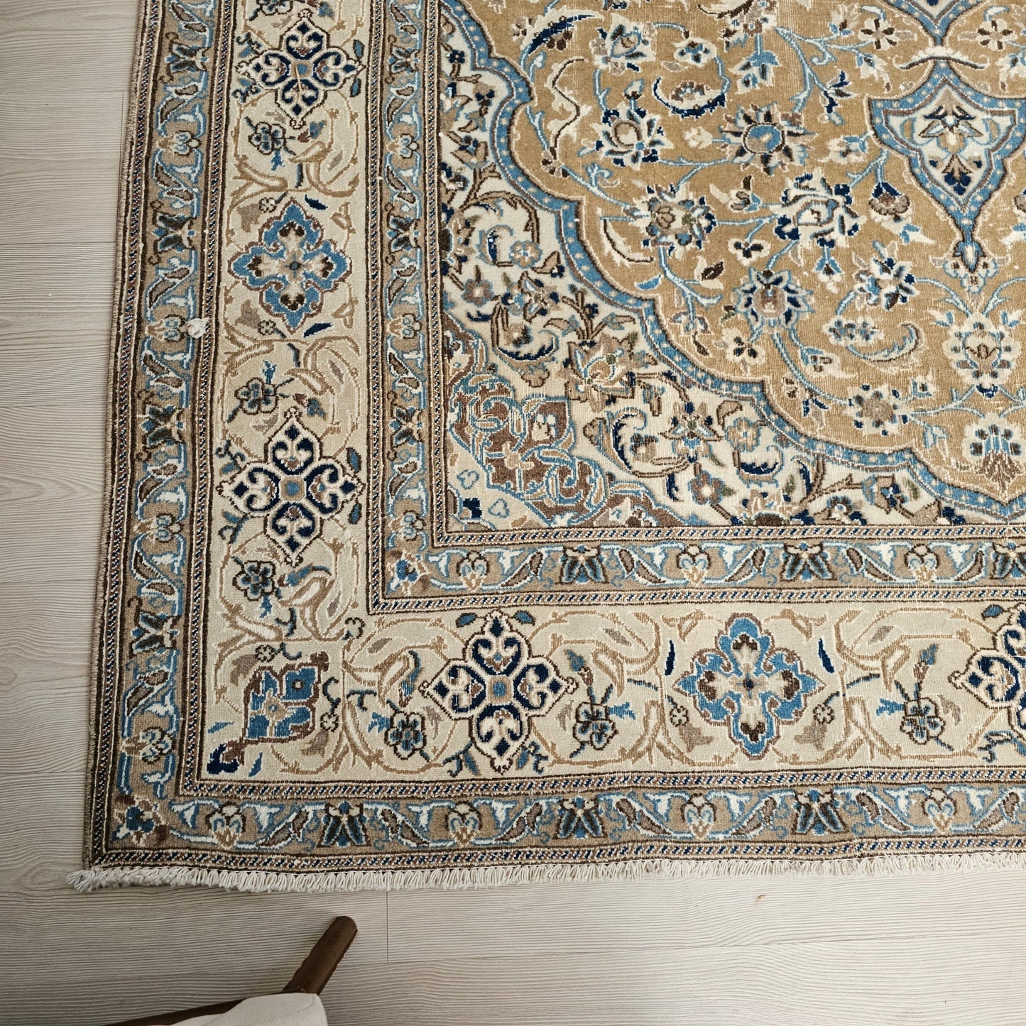 6x9 Vintage Genuine Nain Rug - Handmade Oriental Carpet - Semi Antique Wool Rug // 6.45x9.70 feet