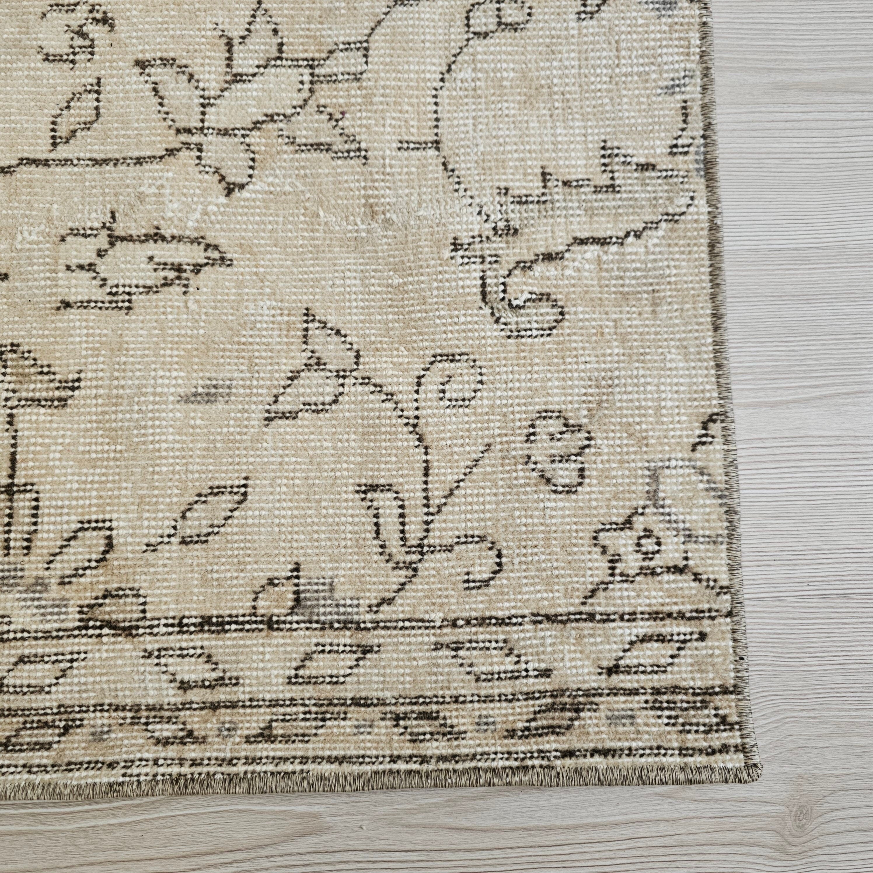 24x32 inches Neutral Vintage Doormat - Turkish Bath mat
