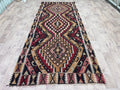 Handwoven Wool Kilim Runner: Vintage Turkish Rug, 4.75x11 ft