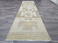 3x9 Narrow Neutral Vintage Turkish Runner