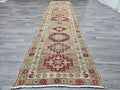 3x12 Vintage Wool Runner Rug - Herki Runner Traditional