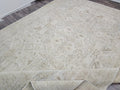 9x12 Vintage Oushak Rug: Hand-Knotted Distressed Wool Area Rug