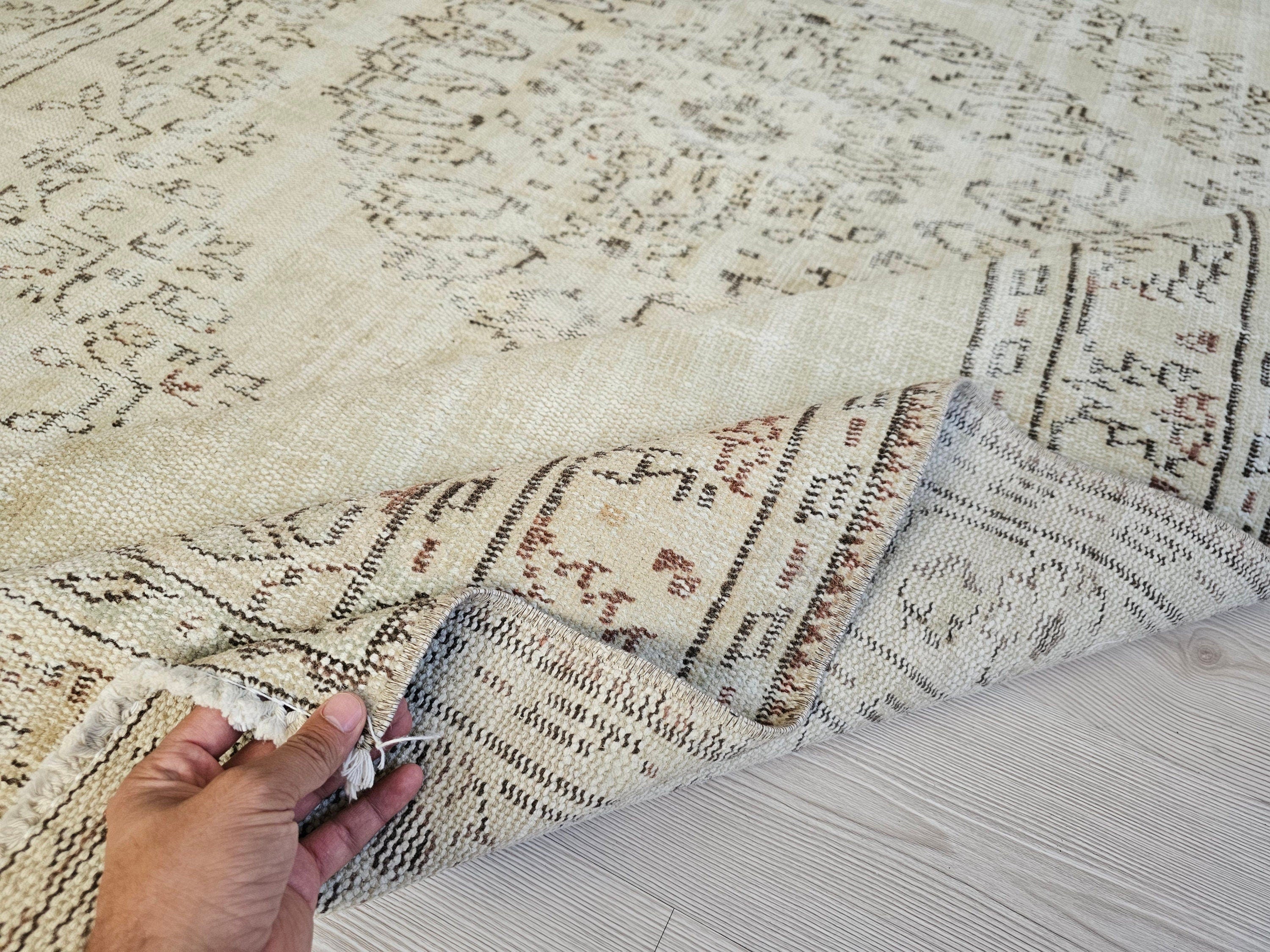 6x10 HandKnotted Oriental Turkish Vintage Area Rug