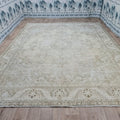 9x12 Modern Oushak Rug / 9.5x12.35 feet /Hand Knotted Wool Carpet/ Oriental Vintage Rug