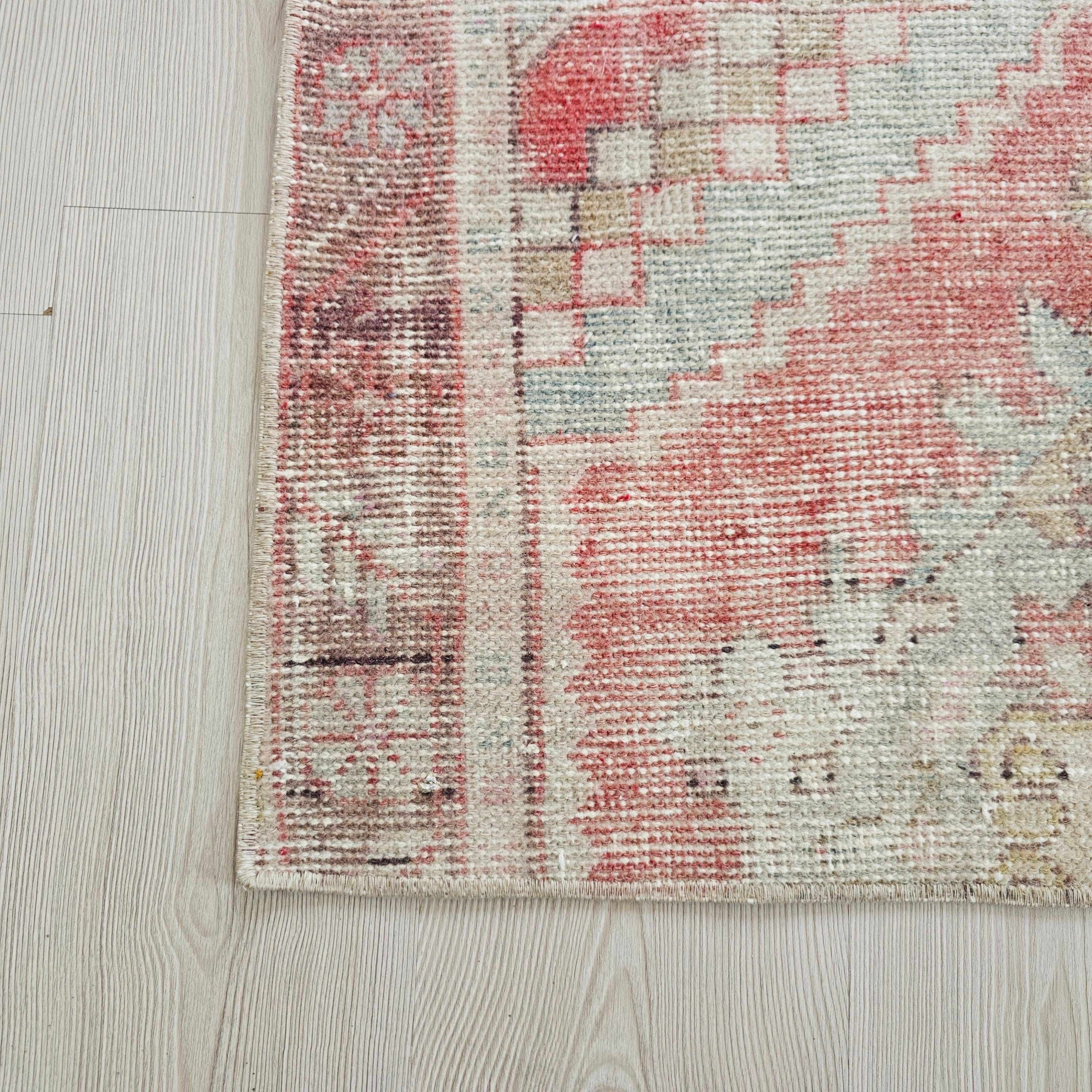 24x34 inches Vintage Turkish Oushak Doormat