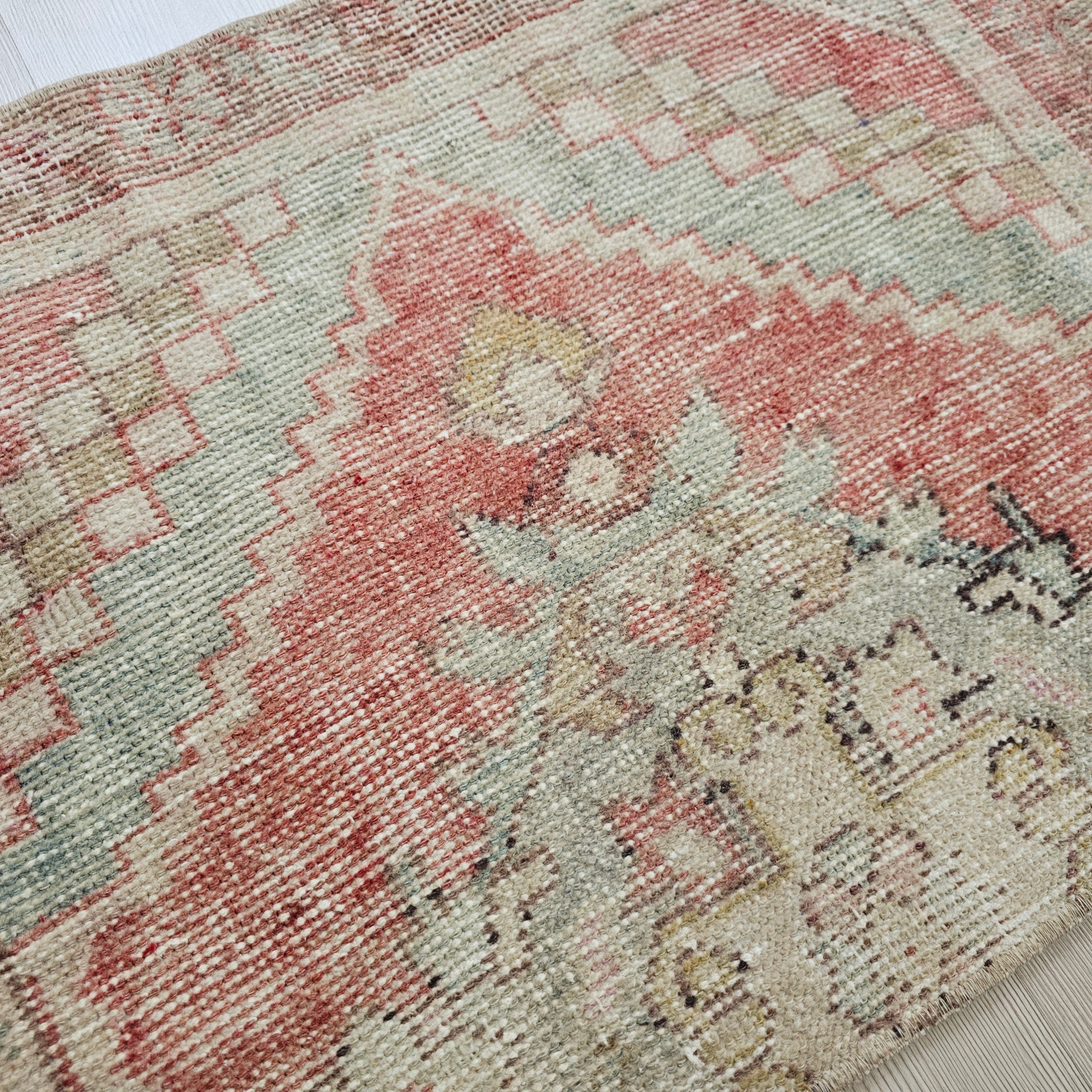 24x34 inches Vintage Turkish Oushak Doormat