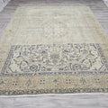 9x12 Antique Tabriz Carpet/ Vintage Anatolian Wool Rug /9.35x12.30 feet