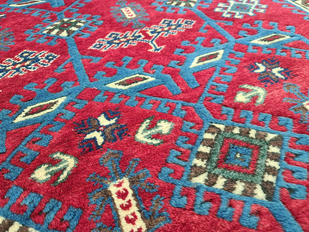 Hand-Knotted Wool Oushak Rug: 6x9 Turkish Area Rug