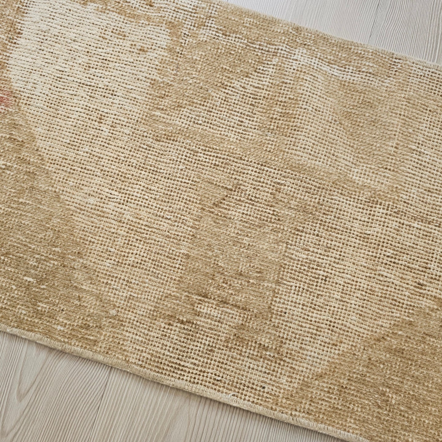 18"x32" Neutral Vintage Doormat - Mini Turkish Rug // 18.9x32.28 inches or 1.60x2.70 feet