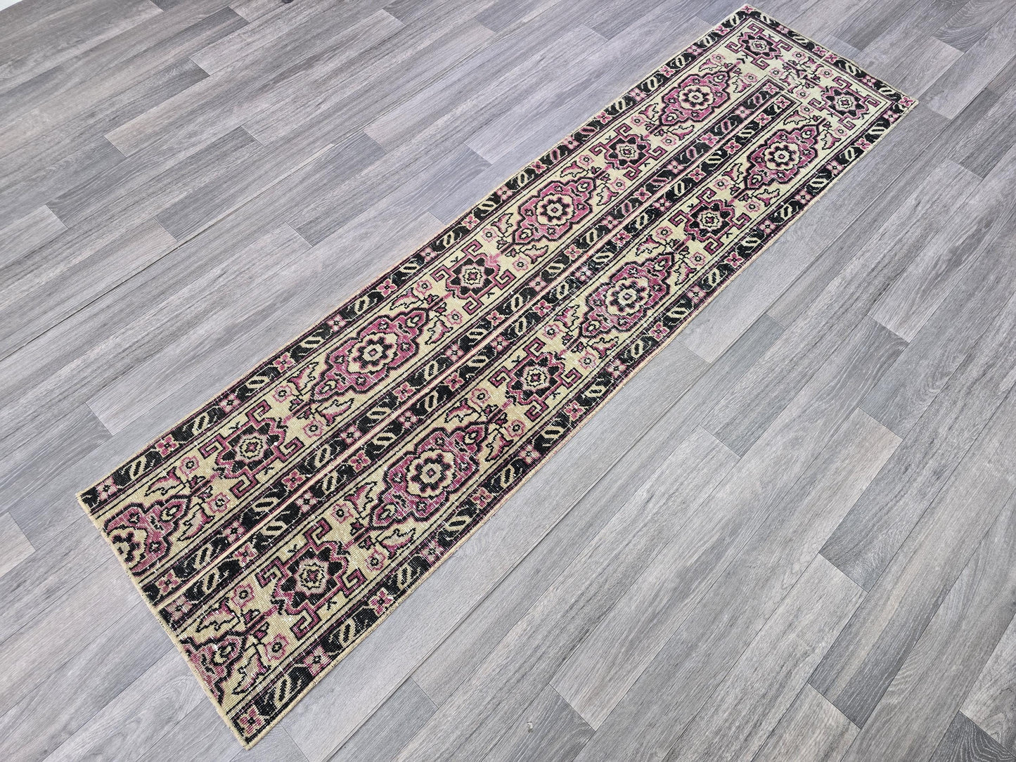 1.80x6.70 ft Narrow Traditional Wool Runner Rug - Handcrafted Wool Rug for Aisle - Durable Outdoor Patio Classic Hallway Runner Carpet