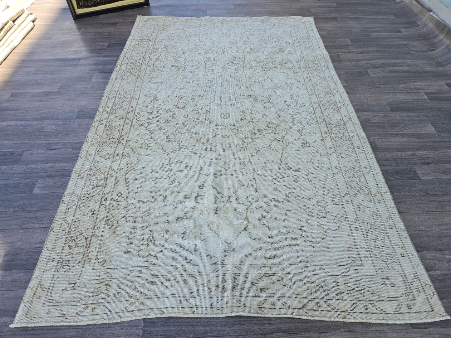 5x8 Turkish Rug / 5.40x8.40 feet / Hand Knotted Wool Oriental Carpet