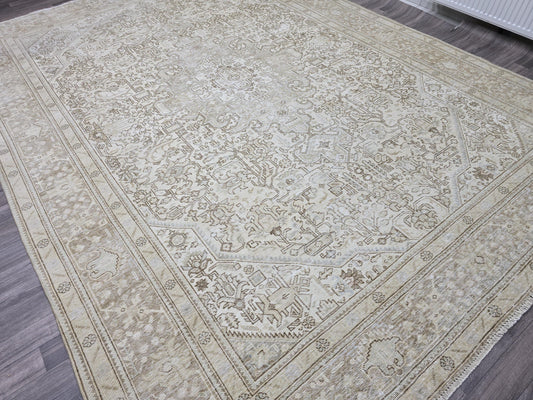 9x12 Vintage Turkish Rug - Extra Large HandKnotted Wool Rug - Oversized Oriental Carpet