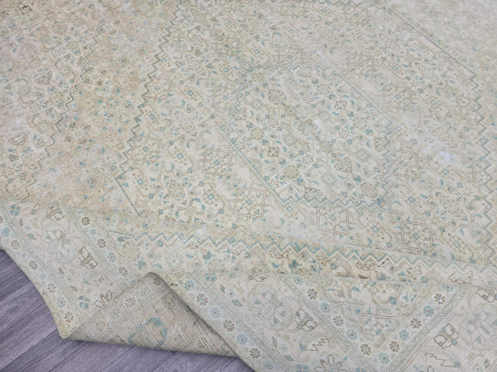 10x12 Oushak Area Rug for Livingroom and Bedroom handmade Wool Turkish Rug / Vintage Authentic Neutral Carpet / Beige area Rug