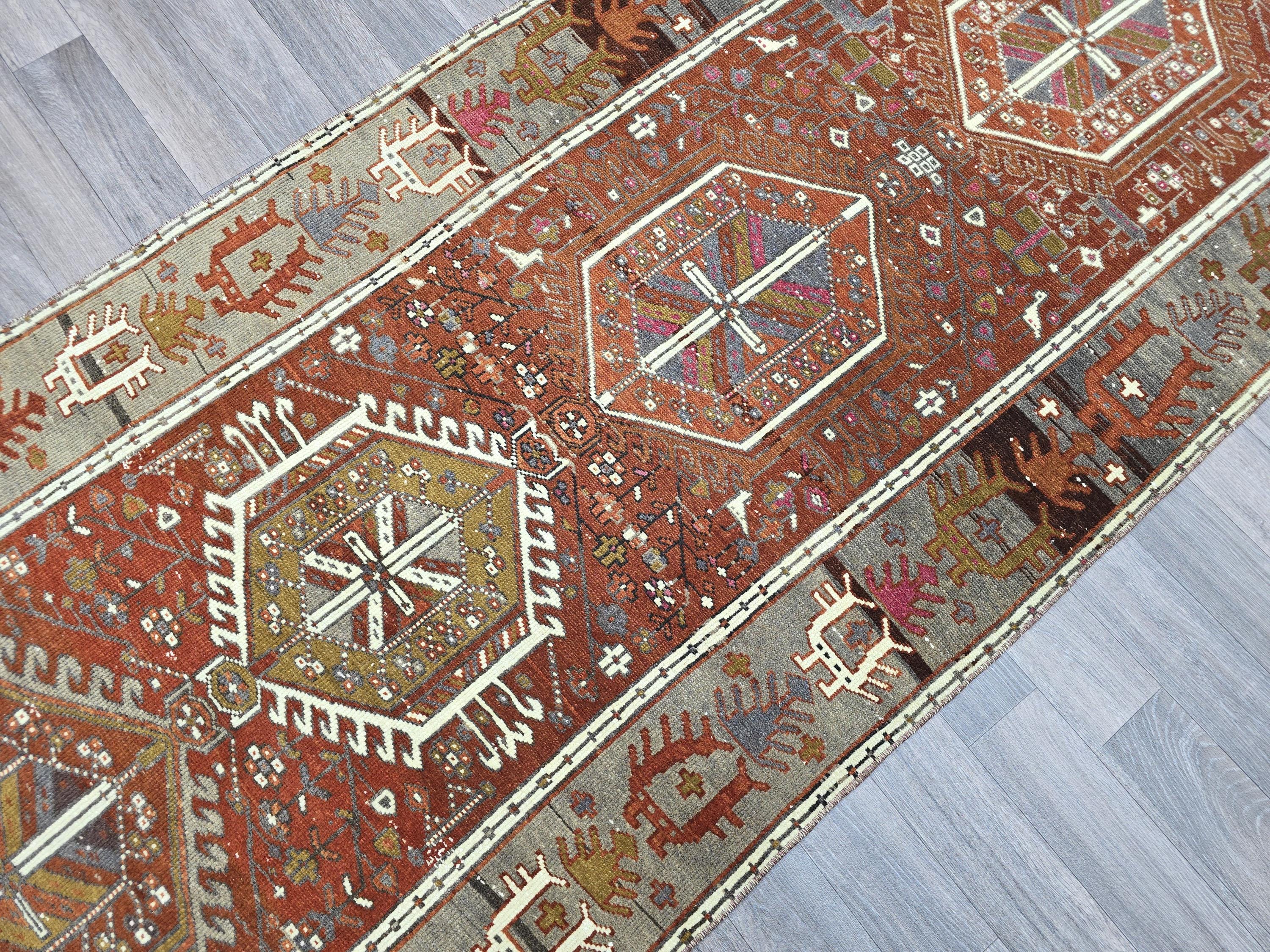 3x11 Classic Vintage Runner Hand Knotted