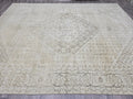 Hand Knotted Vintage Turkish Oushak Rug (9.70 x 12 ft)