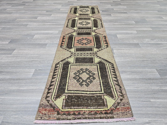 2x7 Vintage Turkish Runner rug for Hallway and Aisle