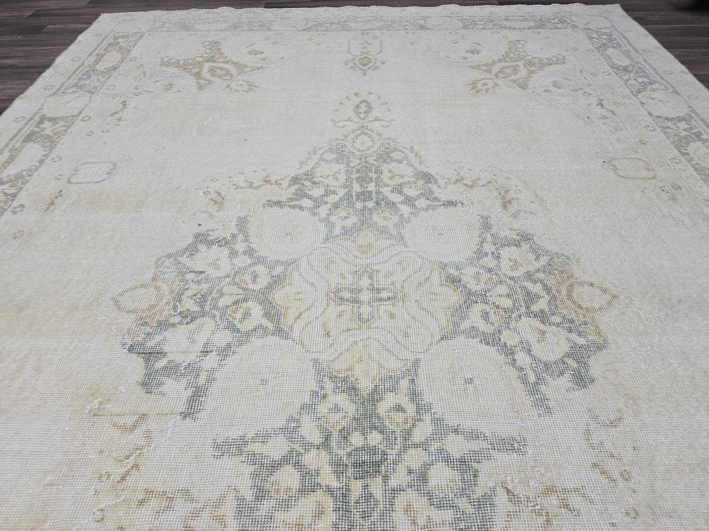 Turkish rug, 7 X 10.50 feet Area Rug, Hand Knotted  Rug, Faded  Rug, natural area rug, neutral rug, large area rug, boho rug, decor rug