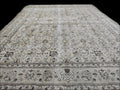 11x14 Oushak Rug: Muted Vintage Turkish Wool Carpet
