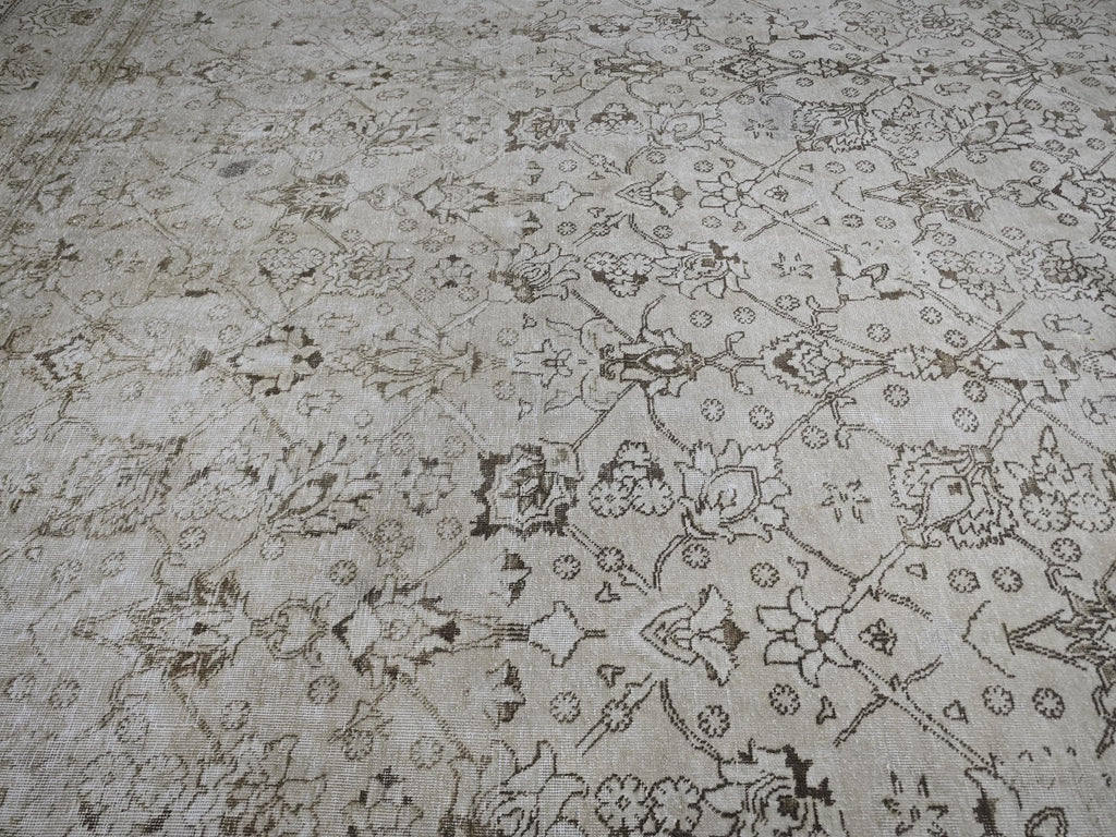 10x15 Oversize Oushak Area Rug for Livingroom and Big Space/ Hand Knotted Wool Turkish Rug/ Authentic Carpet/ Extra Large Rug Neutral