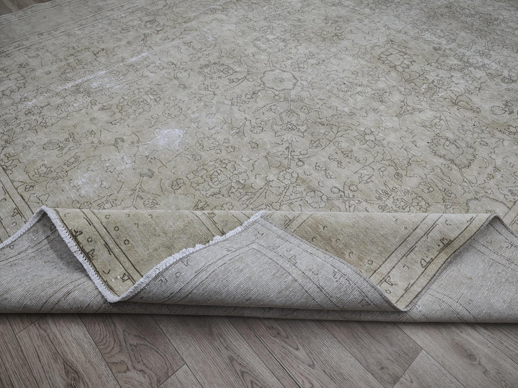 10x15 Oversize Oushak Area Rug for Livingroom and Big Space/ Hand Knotted Wool Turkish Rug/ Authentic Carpet/ Extra Large Rug Neutral