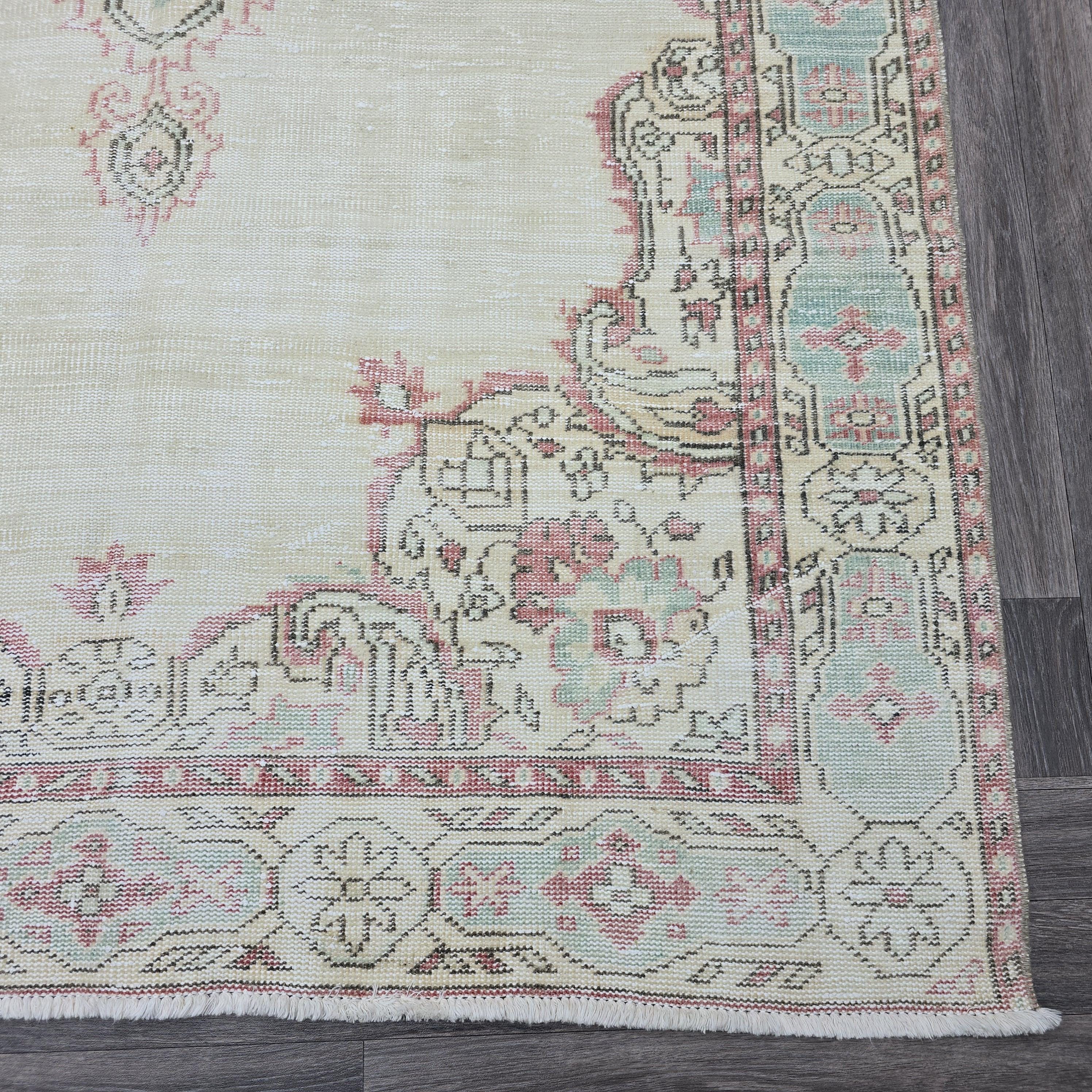 6x10 Handmade Wool Turkish Area rug