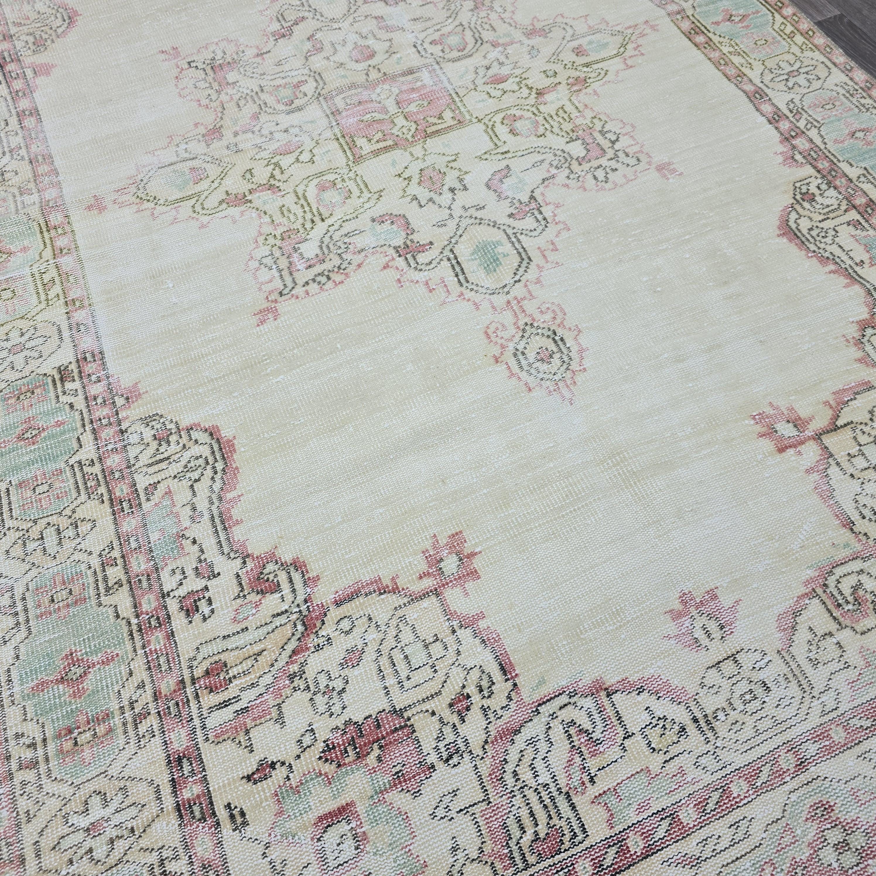 6x10 Handmade Wool Turkish Area rug