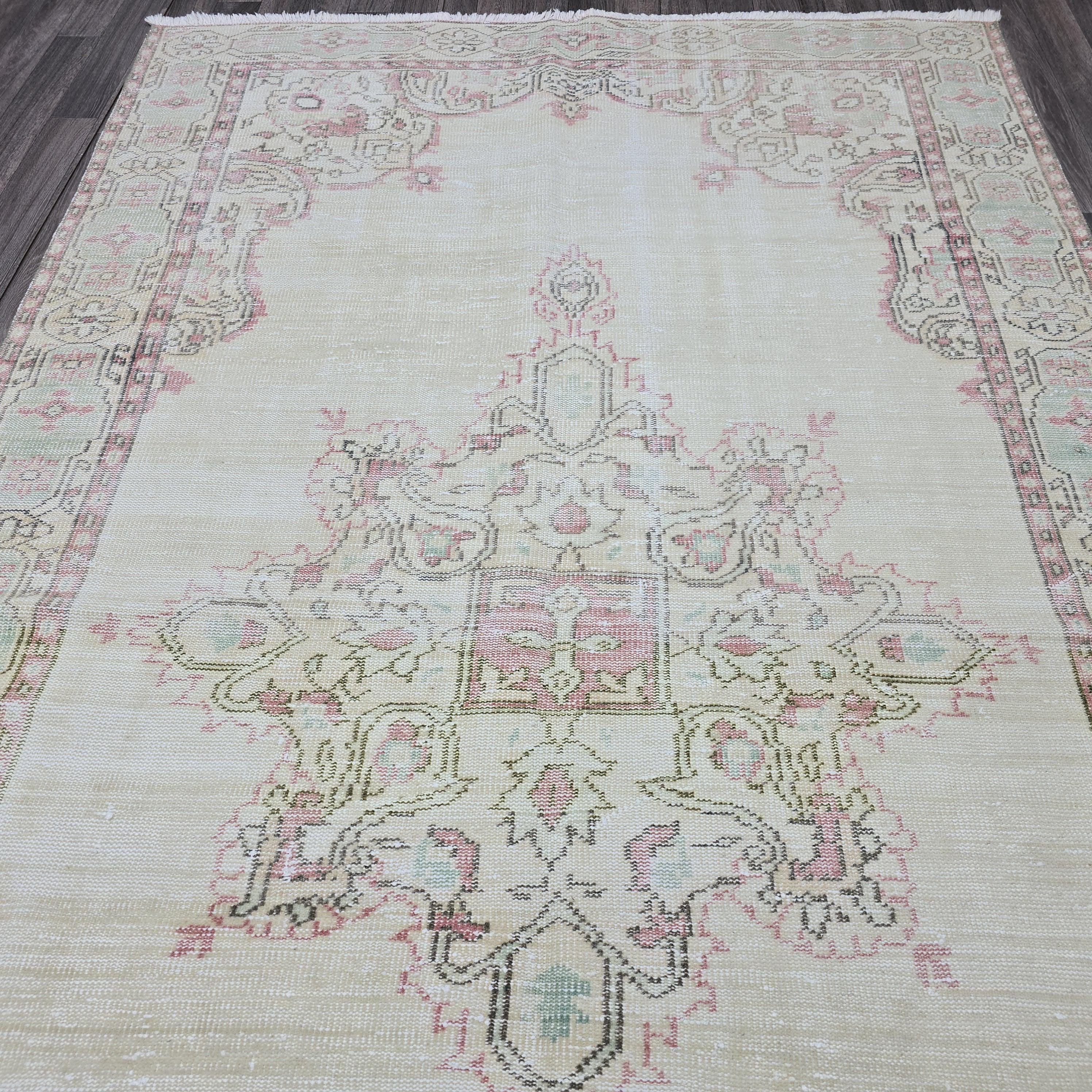 6x10 Handmade Wool Turkish Area rug