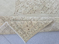10x13 Oversize Vintage Turkish Area Rug/ Hand Knotted Wool Neutral Carpet